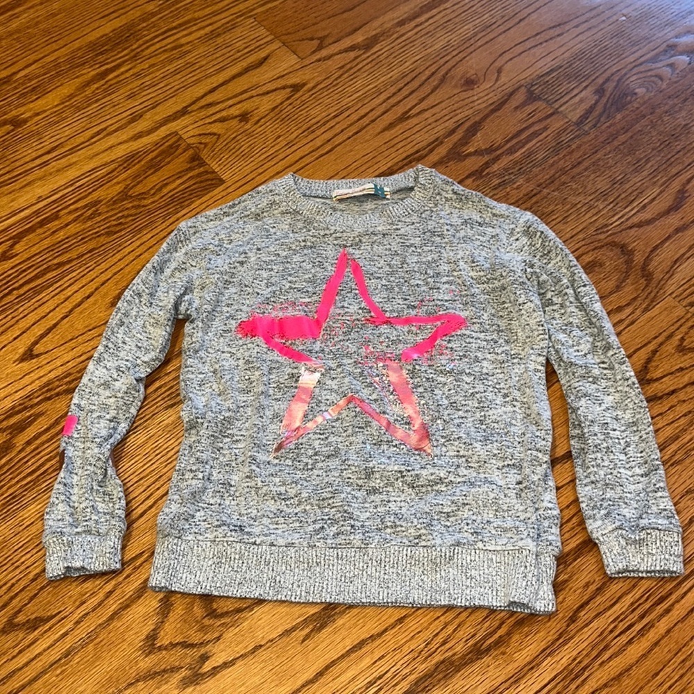 Vintage Havana Girl’s Grey Star Sweater Size M (10-12)